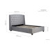 Balmoral Bed Frame (Grey) 