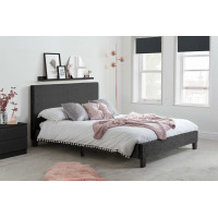 Berlin Bed Frame (Black Crush) 