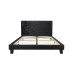 Berlin Bed Frame (Black Crush) 