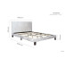 Berlin Bed Frame (Steel Crush)