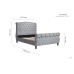 Colorado Bed Frame (Grey) 