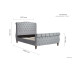Colorado Bed Frame (Grey) 
