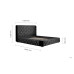 Grande Bed (Black Crush) 