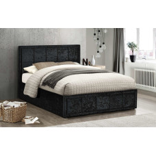 Hannover Ottoman Bed (Black Crush) 