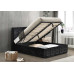 Hannover Ottoman Bed (Black Crush) 