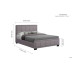 Hannover Bed (Grey Linen)