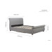 Lancaster Bed (Grey)