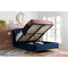 Lottie Ottoman Bed (Midnight Blue)