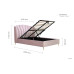 Lottie Ottoman Bed (Blush Pink) 
