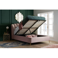 Lottie Ottoman Bed (Blush Pink) 