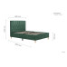 Loxley Bed (Green)