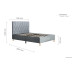 Loxley Bed (Grey)