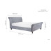 Opulence Bed (Grey)