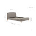 Quebec Bed (Grey)