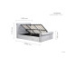 Sienna Side Ottoman Bed (Silver Crush)