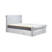 Sienna Side Ottoman Bed (Silver Crush)
