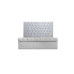 Sienna Side Ottoman Bed (Silver Crush)