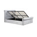Sienna Side Ottoman Bed (Silver Crush)