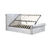 Sienna Side Ottoman Bed (Silver Crush)