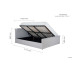 Stratus Side Ottoman Bed (Grey)