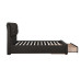 Valentino 2 Drawer Bed (Charcoal)