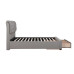 Valentino 2 Drawer Bed (Grey)