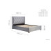 Woodbury Bed (Grey)