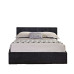 Berlin Ottoman Bed Frame (Brown Leather) 