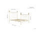 Bronte Bed Frame (Cream)