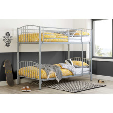 Corfu Bunk Bed Frame (Silver)