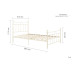 Emily Bed (Cream)