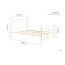 Emily Bed (Cream)
