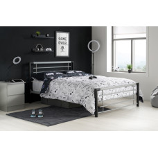 Faro Bed (Black & Silver)