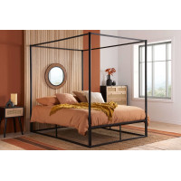 Farringdon 4 Poster Bed (Black)
