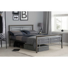 Montana Bed (Chrome & Nickel)