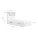 Alfie Bed Frame (White) 