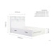 Alfie Bed Frame (White) 