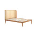 Astrid Rattan Bed Frame (Oak)