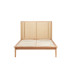 Astrid Rattan Bed Frame (Oak)