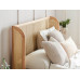 Astrid Rattan Bed Frame (Oak)
