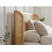 Astrid Rattan Bed Frame (Oak)