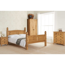 Corona High End Bed Frame (Pine)