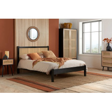 Croxley Rattan Bed (Black)