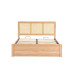Croxley Rattan Ottoman Bed (Oak)