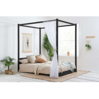 Darwin Four Poster Bed Frame (Black)