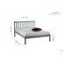 Denver Bed Frame (Grey)