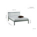 Denver Bed Frame (Grey)