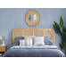 Elina Rattan Bed (Oak)