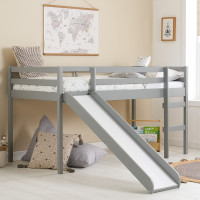 Frankie Mid Sleeper with Slide (Grey)