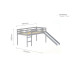 Frankie Mid Sleeper with Slide (Grey)